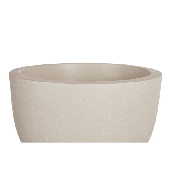 Product photograph of Olivia S Daniel Planter White Rounded White from Olivia's.