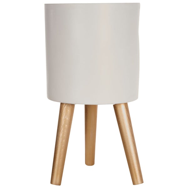 Product photograph of Olivia S Daniel Planter White Large Outlet Large from Olivia's