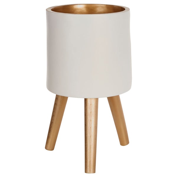 Product photograph of Olivia S Daniel Planter White Large Outlet Large from Olivia's.