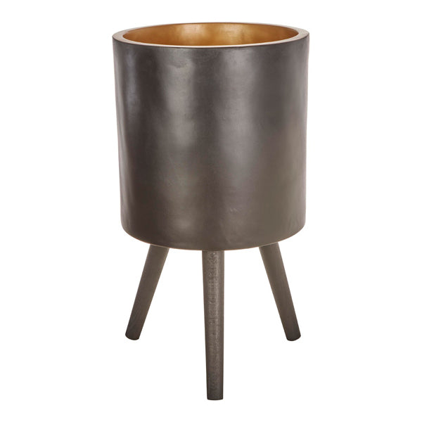 Product photograph of Olivia S Daniel Planter Black Small from Olivia's