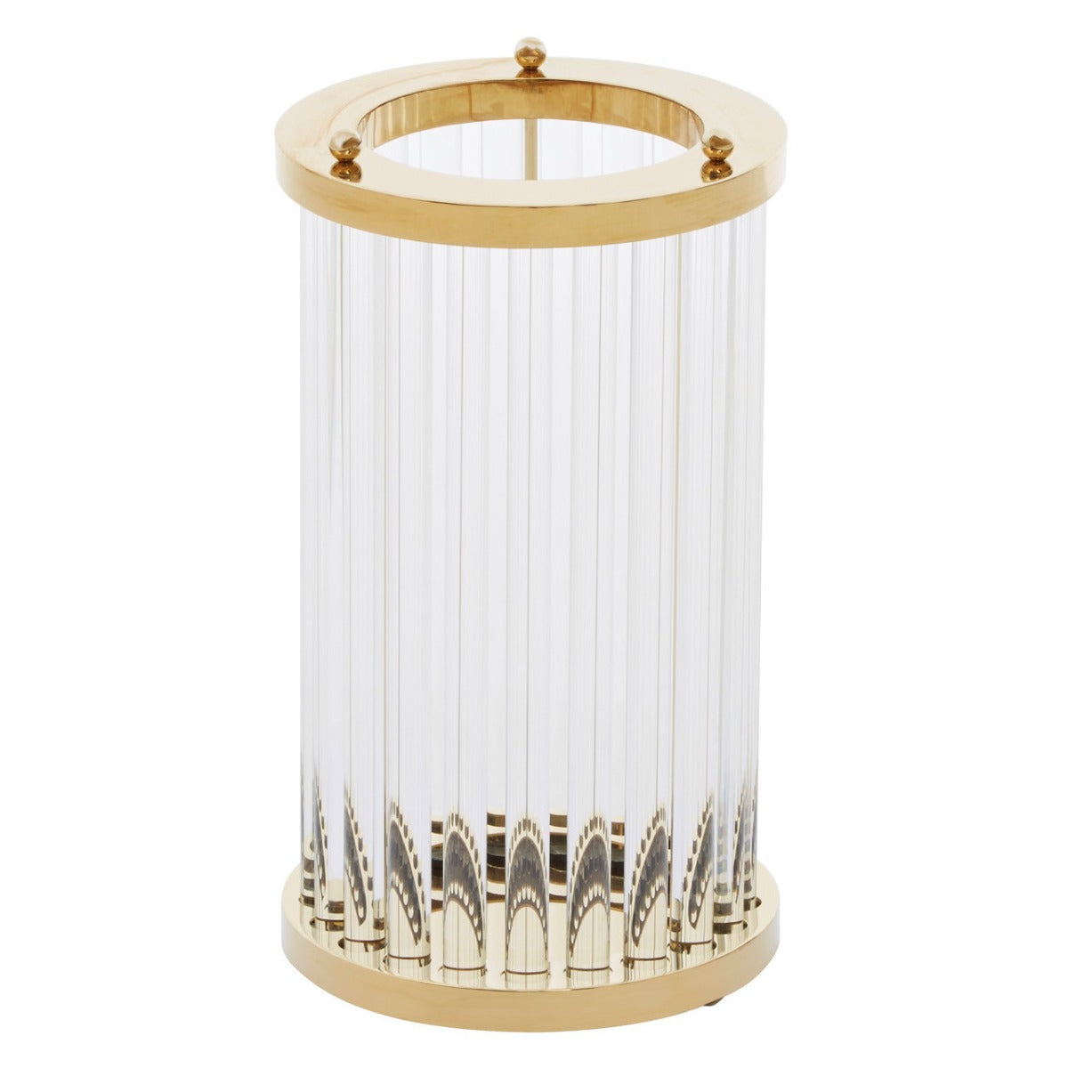 Product photograph of Olivia S Frankie Large Candle Holder In Gold from Olivia's.