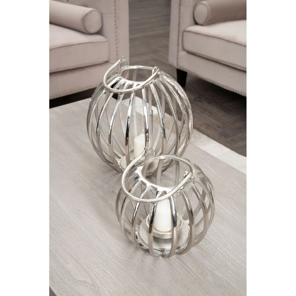 Product photograph of Olivia S Luxe Collection - Globe Lantern Small from Olivia's.