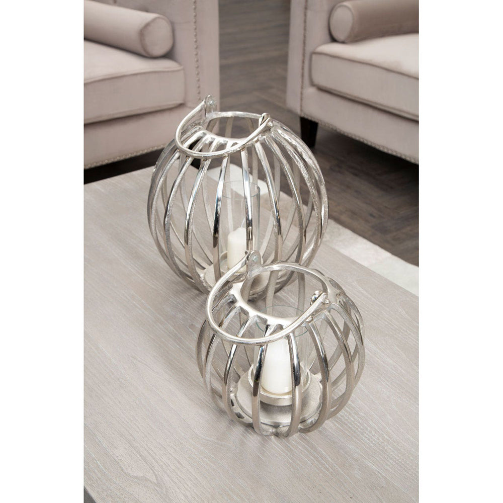 Product photograph of Olivia S Luxe Collection - Globe Lantern Large from Olivia's.