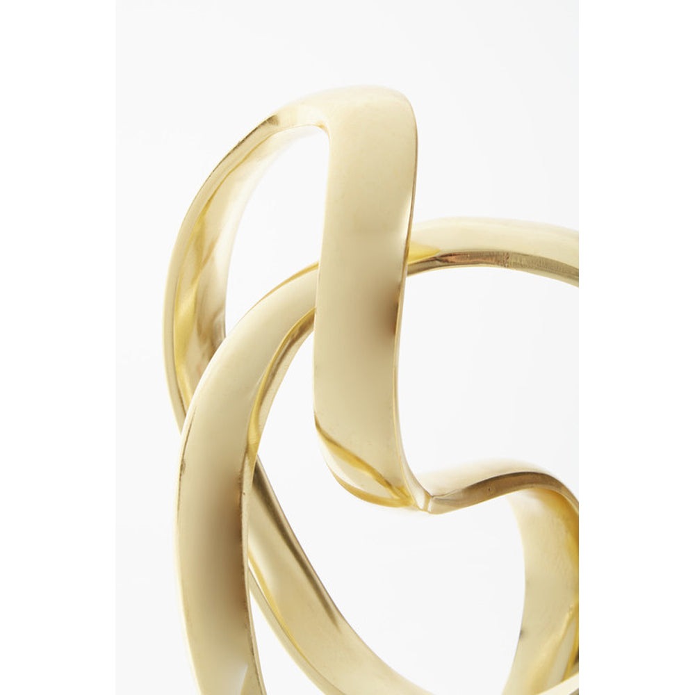 Product photograph of Olivia S Boutique Hotel Collection - Gold Knot Sculpture from Olivia's.
