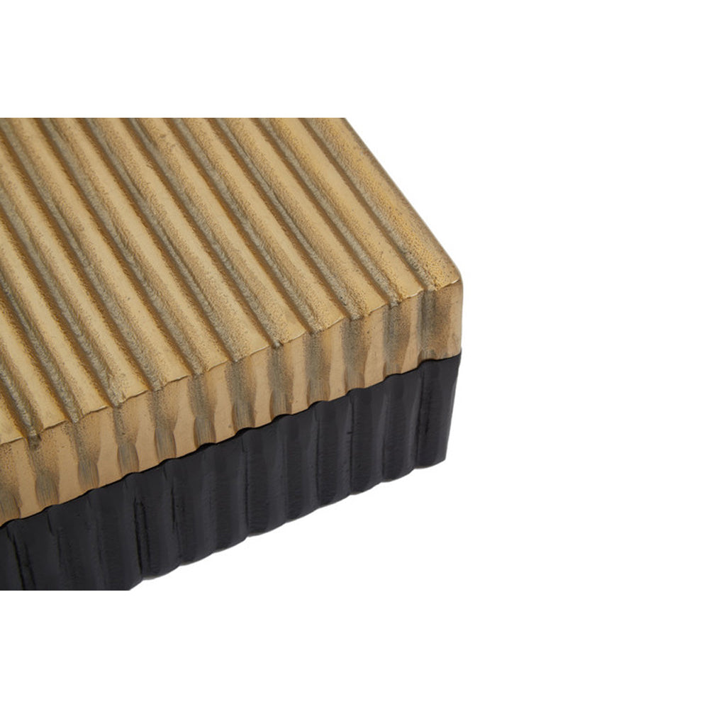 Product photograph of Olivia S Luxe Collection - Ridge Trinket Box Small from Olivia's.