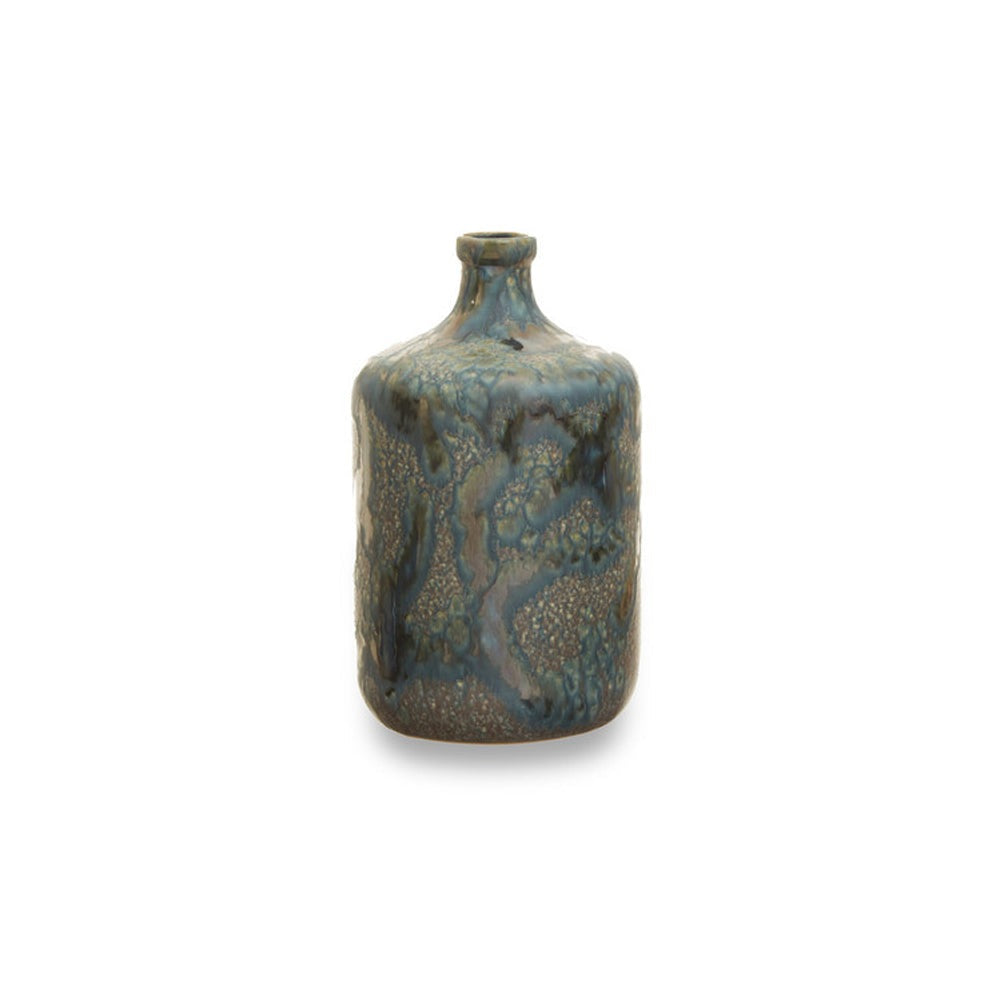 Product photograph of Olivia S Green Glaze Vase from Olivia's.