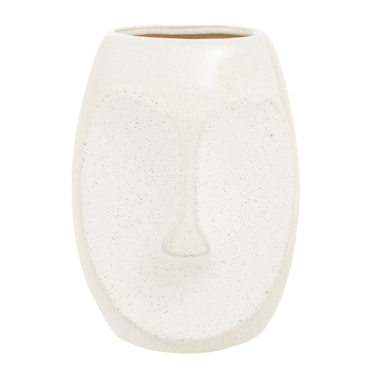 Olivias Vito Small Stoneware Vase In Stone