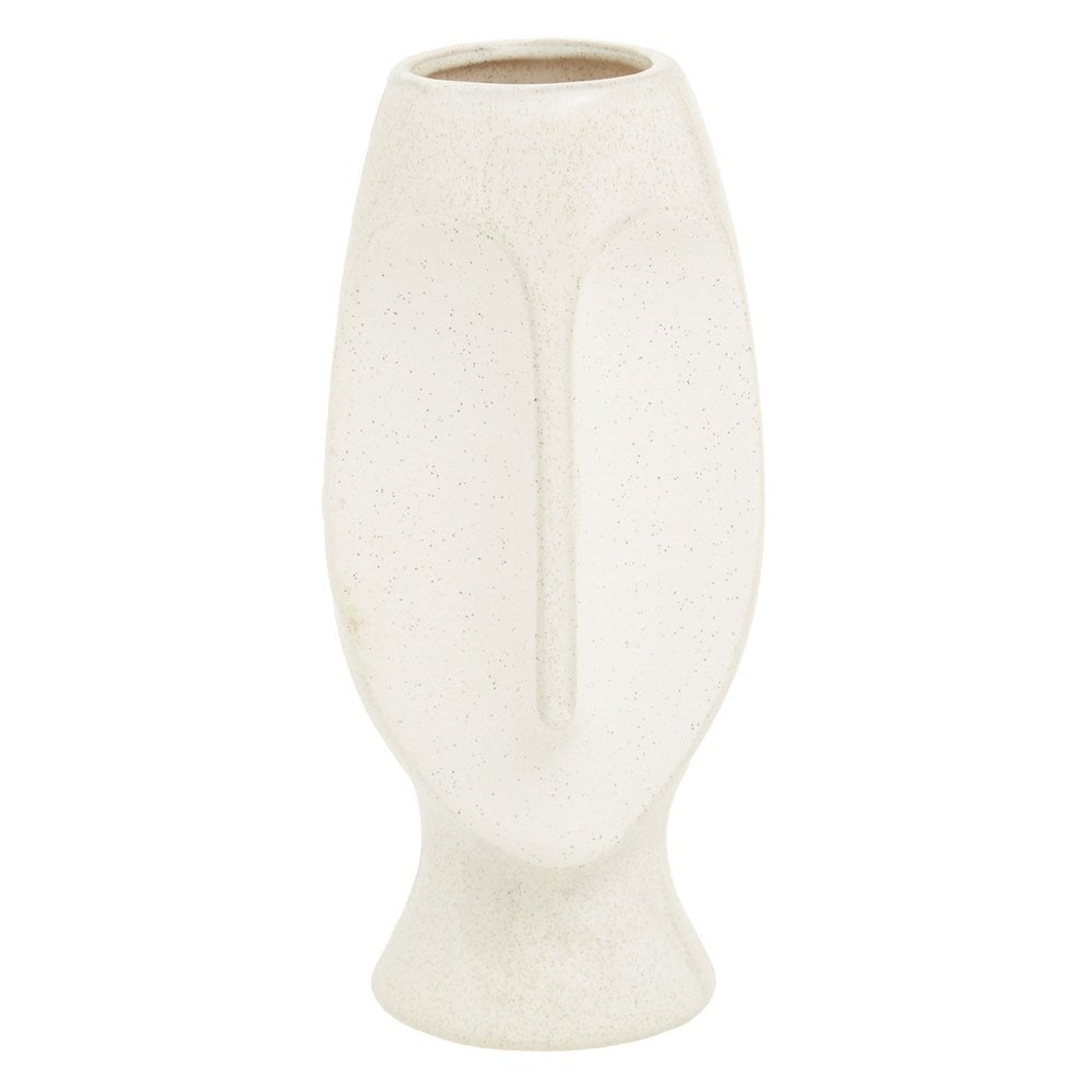 Product photograph of Olivia S Vito Large Stoneware Vase In Stone from Olivia's
