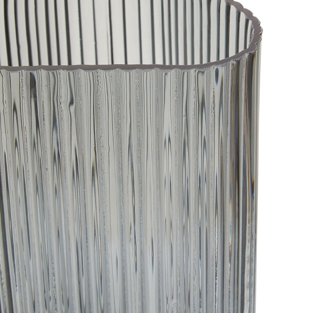 Product photograph of Olivia S Soft Industrial Collection - Benky Vase In Grey Small from Olivia's.