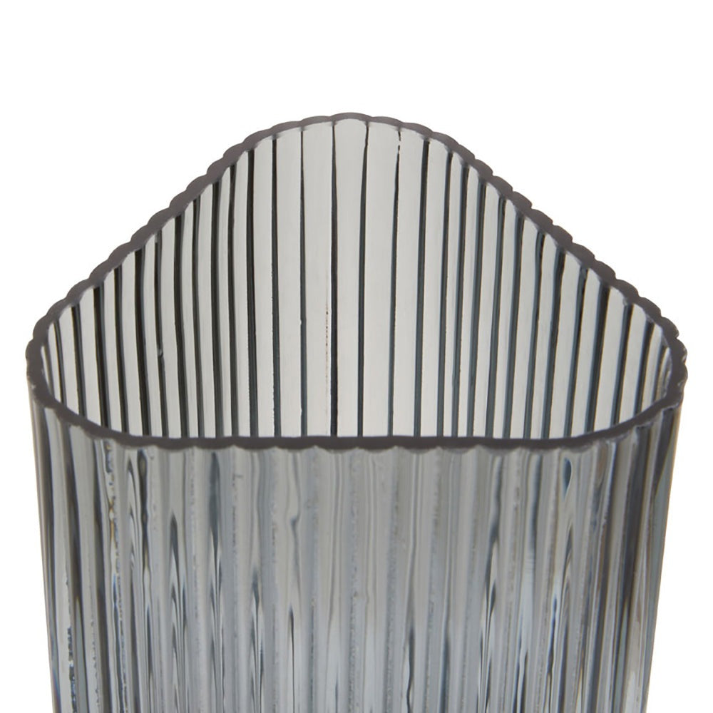 Product photograph of Olivia S Soft Industrial Collection - Benky Vase In Grey Large from Olivia's.
