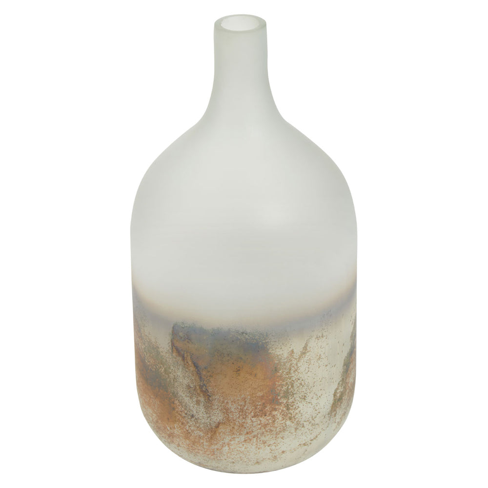 Product photograph of Olivia S Bikar Bottle Vase Silver from Olivia's.