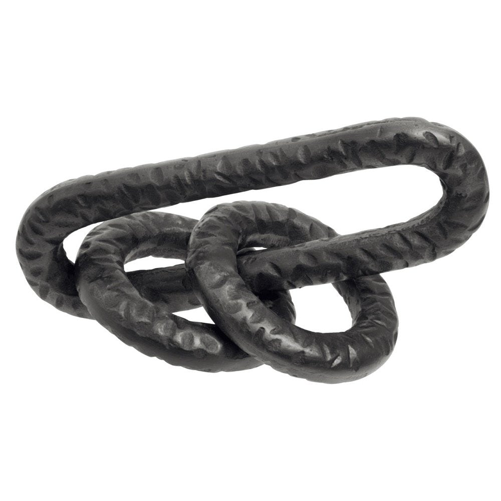 Product photograph of Olivia S Paton Rough Chain Sculpture In Grey from Olivia's.