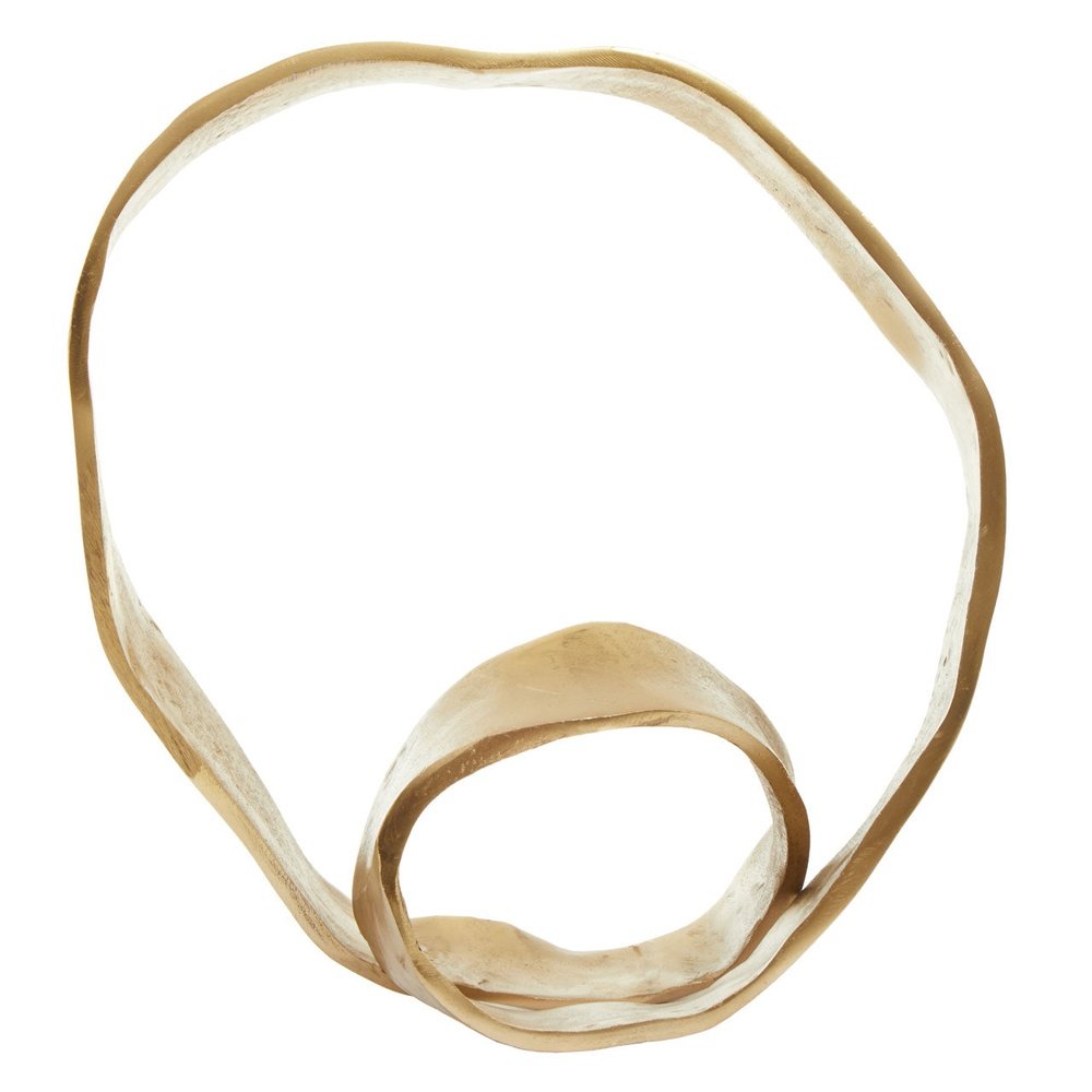 Product photograph of Olivia S Prato Knot Sculpture In Gold from Olivia's