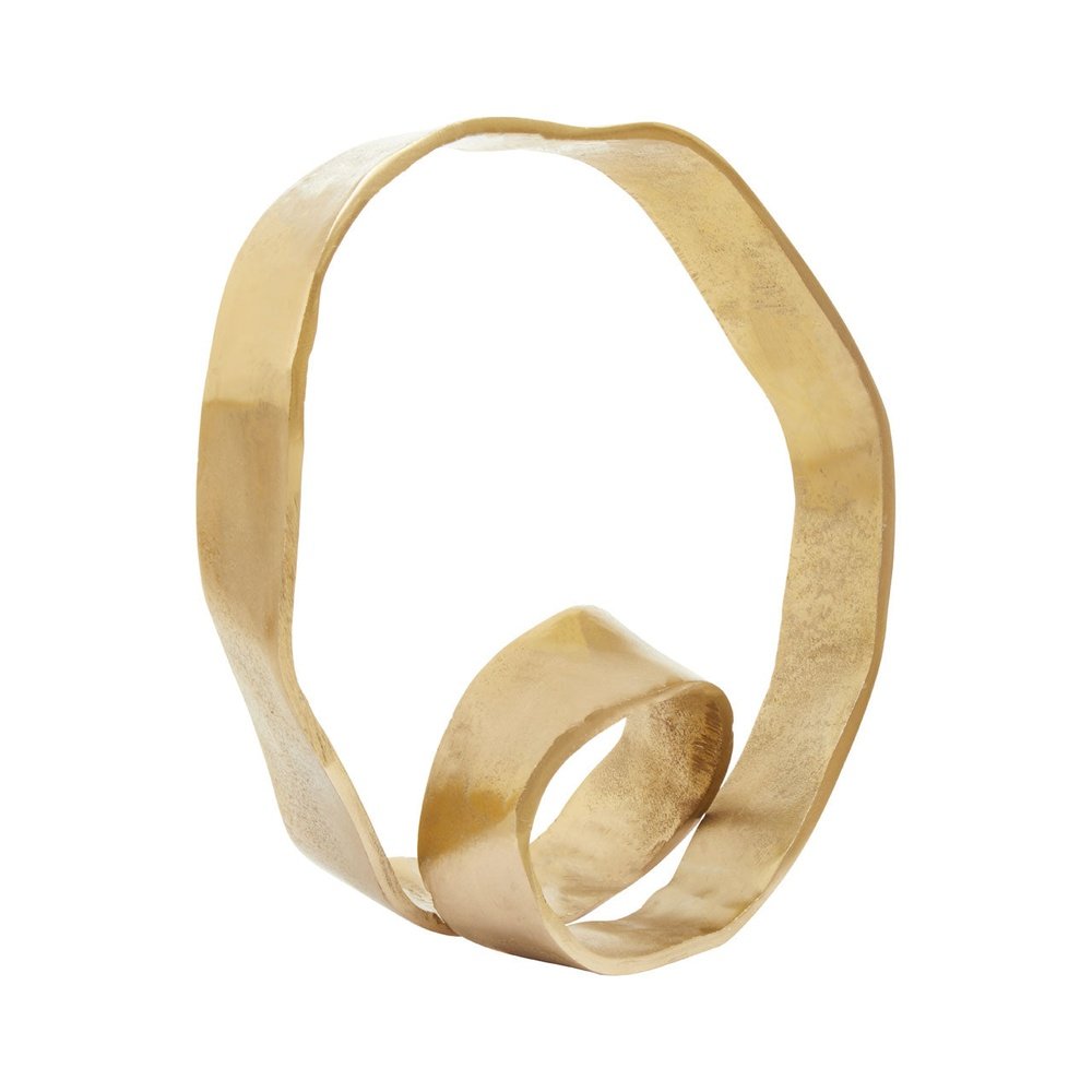 Product photograph of Olivia S Prato Knot Sculpture In Gold from Olivia's.