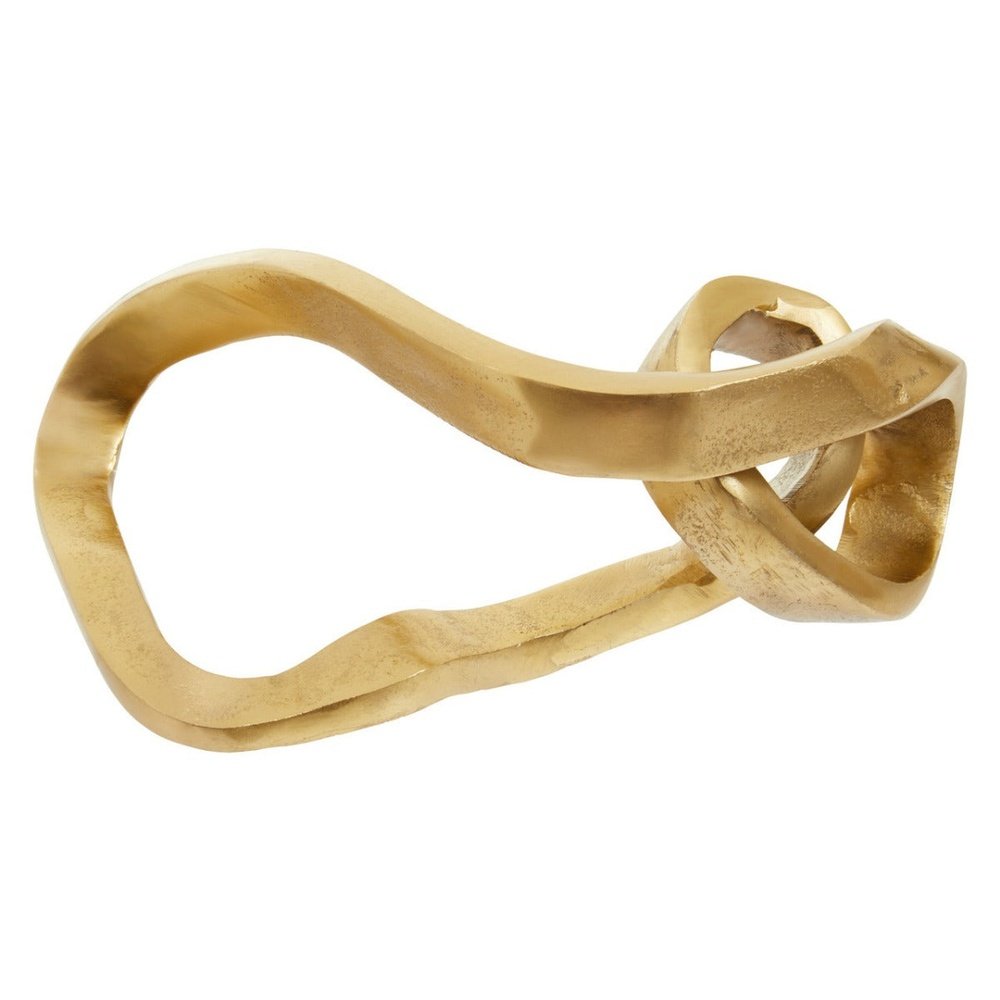 Product photograph of Olivia S Paget Knot Sculpture In Gold from Olivia's.