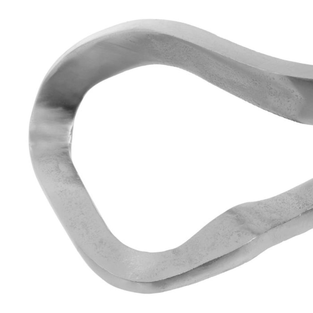 Product photograph of Olivia S Paget Large Knot Sculpture In Silver from Olivia's.