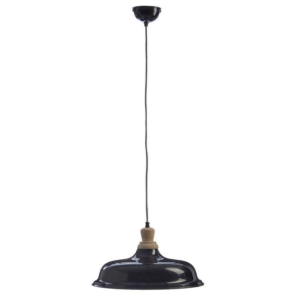 Olivias Norway Bowl Pendant Light Black Large