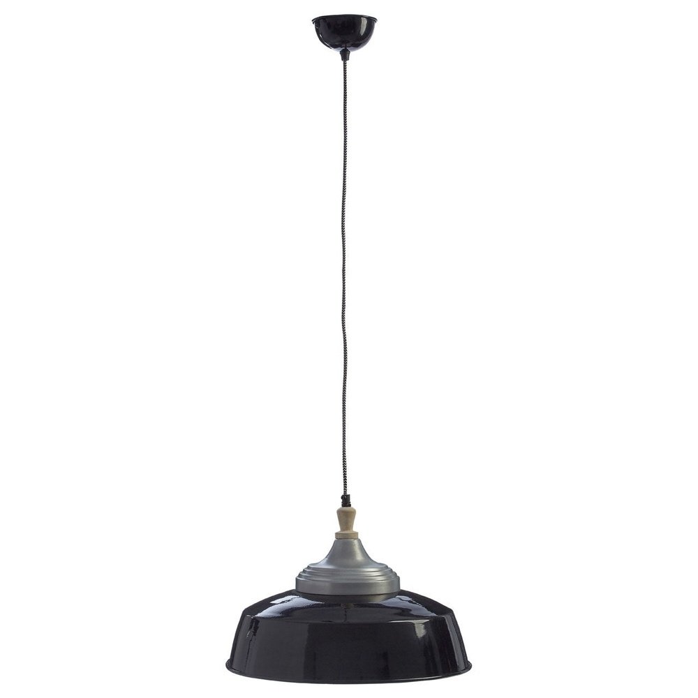 Product photograph of Olivia S Norway Bowl Pendant Light Black Large from Olivia's.