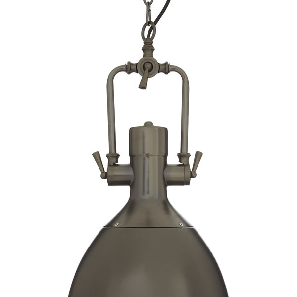 Product photograph of Olivia S Lydia Pendant Light Gunmetal Gunmetal Large from Olivia's.