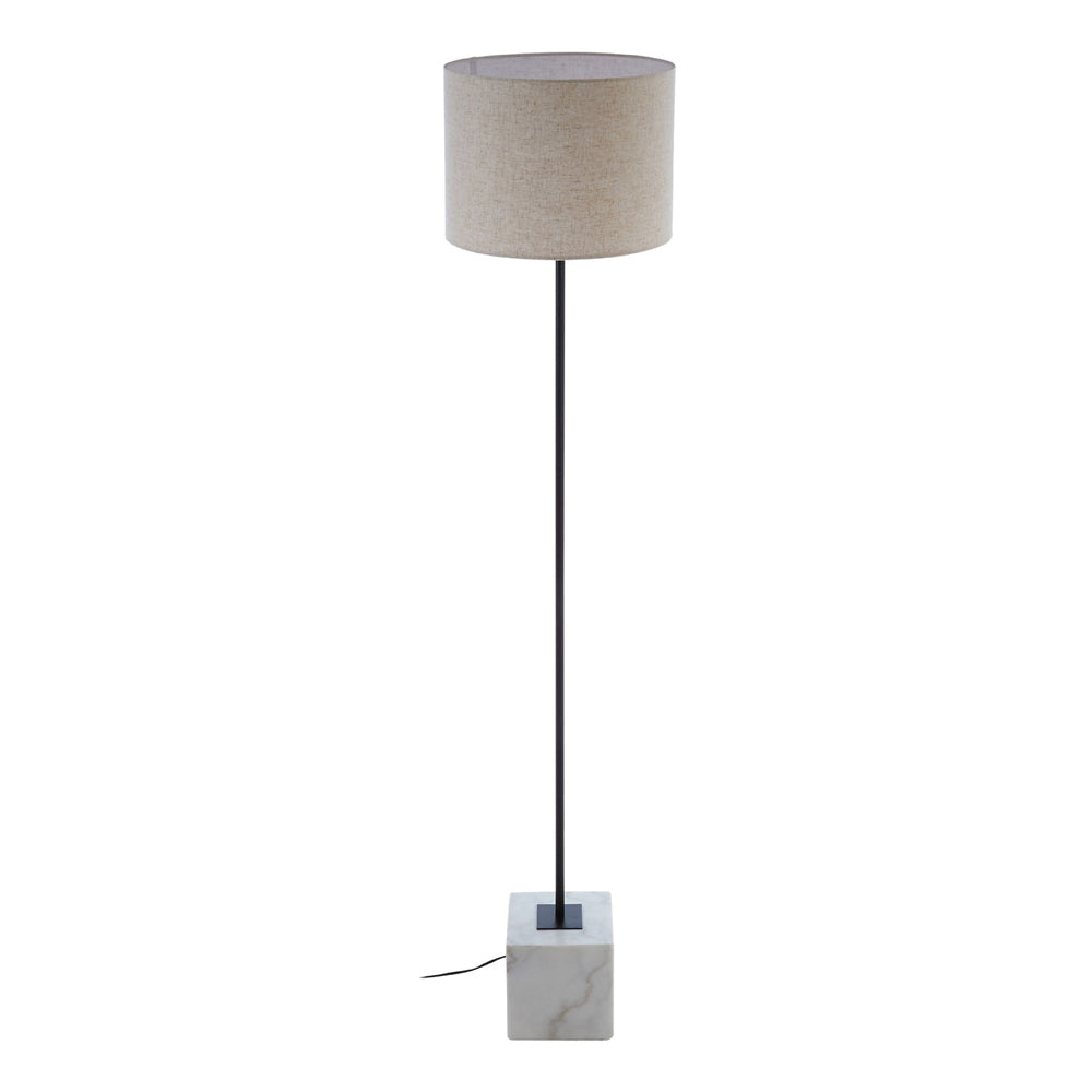 Product photograph of Olivia S Murdoch Floor Lamp White from Olivia's.