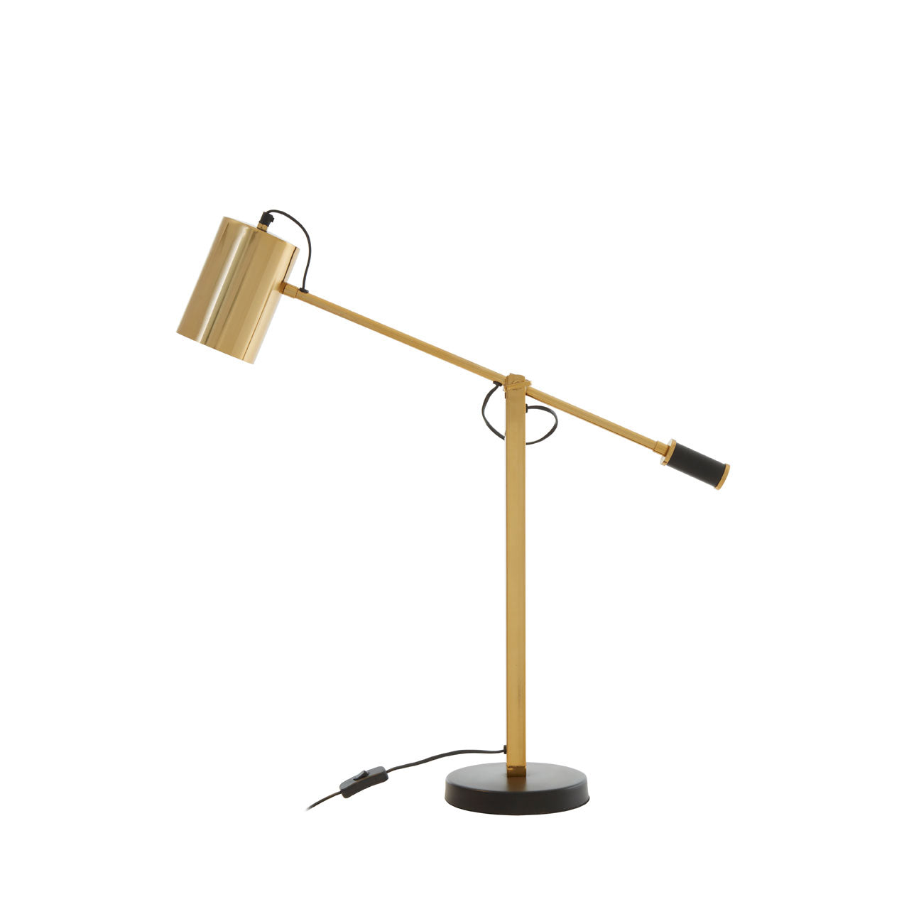 Olivias Mack Table Lamp In Black Gold