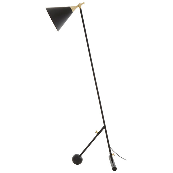 Olivias Mannie Floor Lamp Black