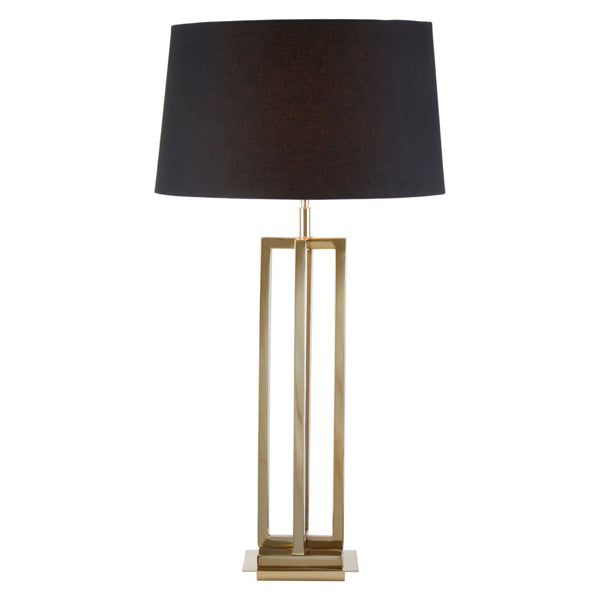 Olivias Skylar Table Lamp Rectangular Gold Gold Rectangle