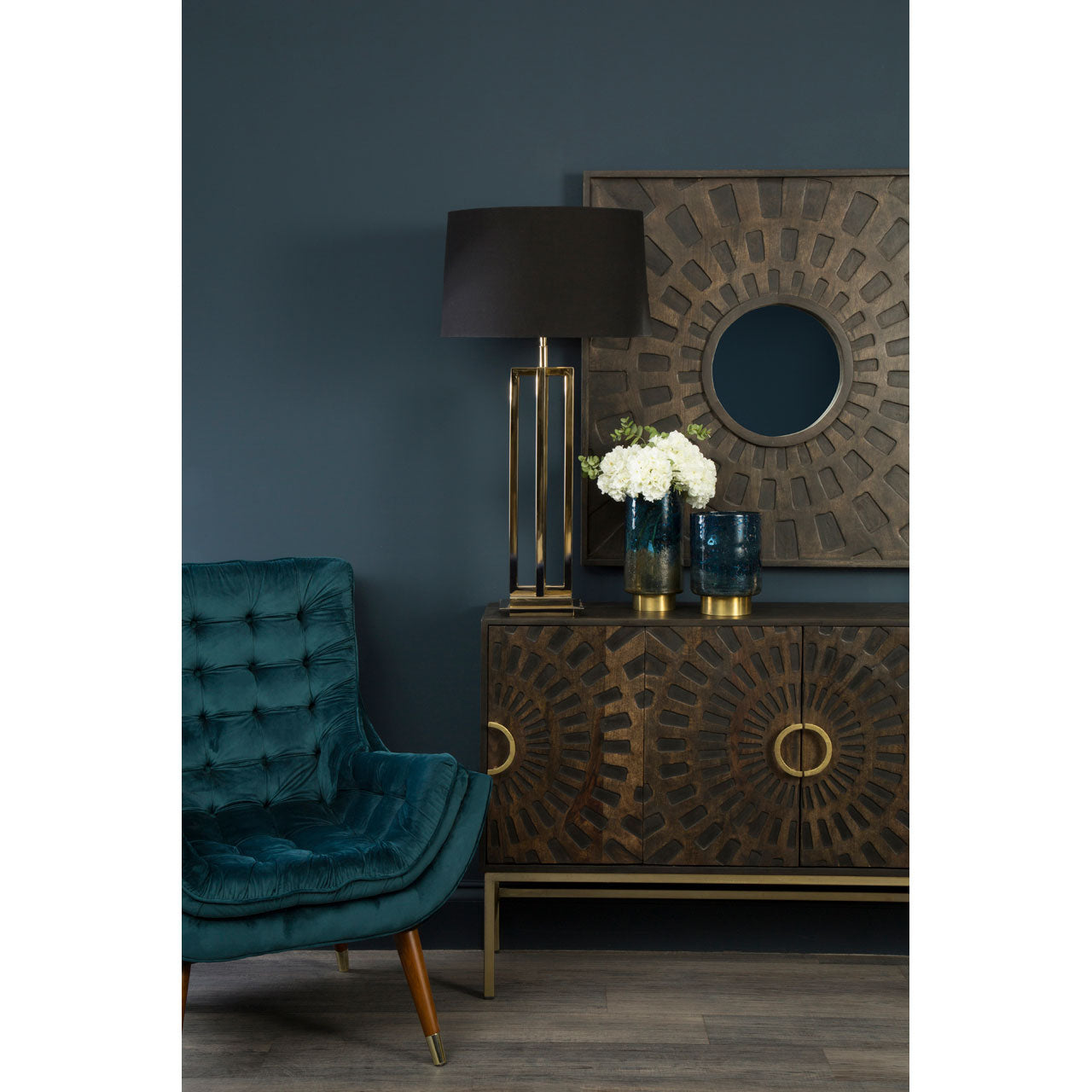 Product photograph of Olivia S Skylar Table Lamp Rectangular Gold Gold Rectangle from Olivia's.