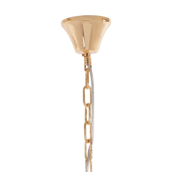 Product photograph of Olivia S Luxe Collection - Salsa 3 Tier Chandelier Gold Finish from Olivia's.