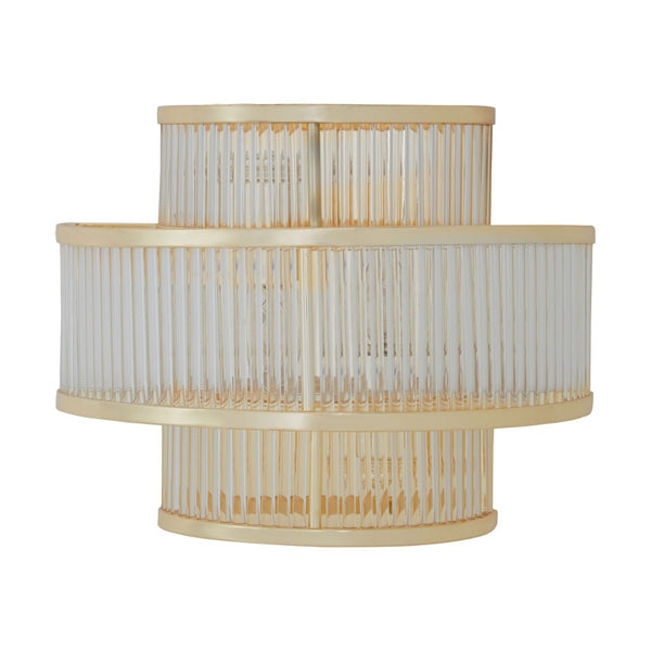 Olivias Salsa 3 Tier Wall Light Gold Finish