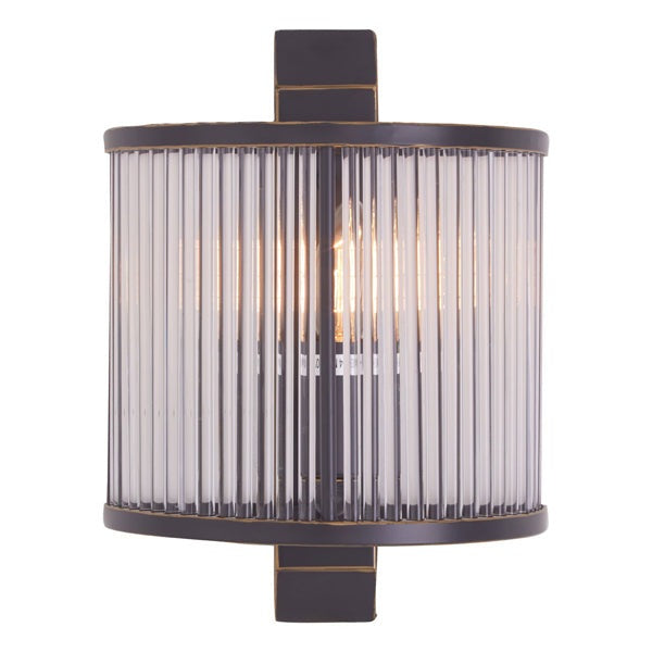 Olivias Luxe Collection Salsa Antique Wall Light Black