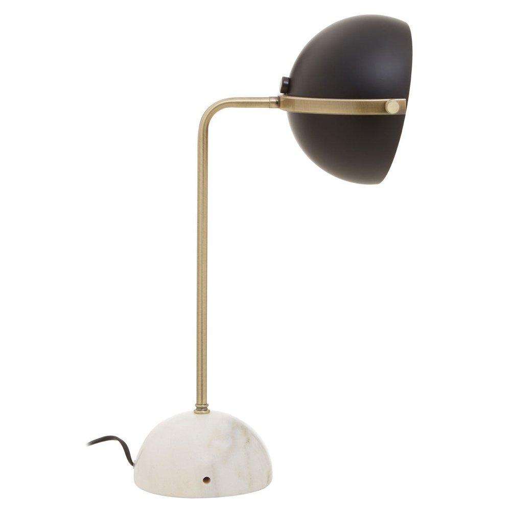Product photograph of Olivia S Macsen Table Lamp In Black White from Olivia's.
