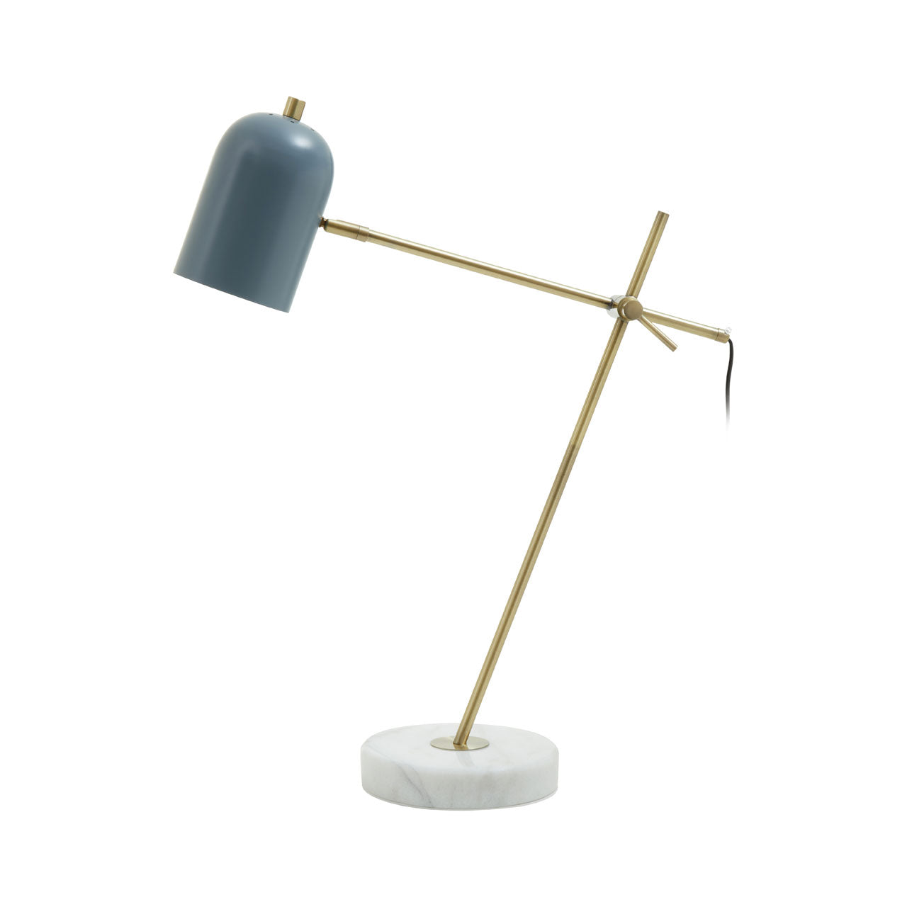 Product photograph of Olivia S Neola Adjustable Desk Lamp In White Marble from Olivia's.