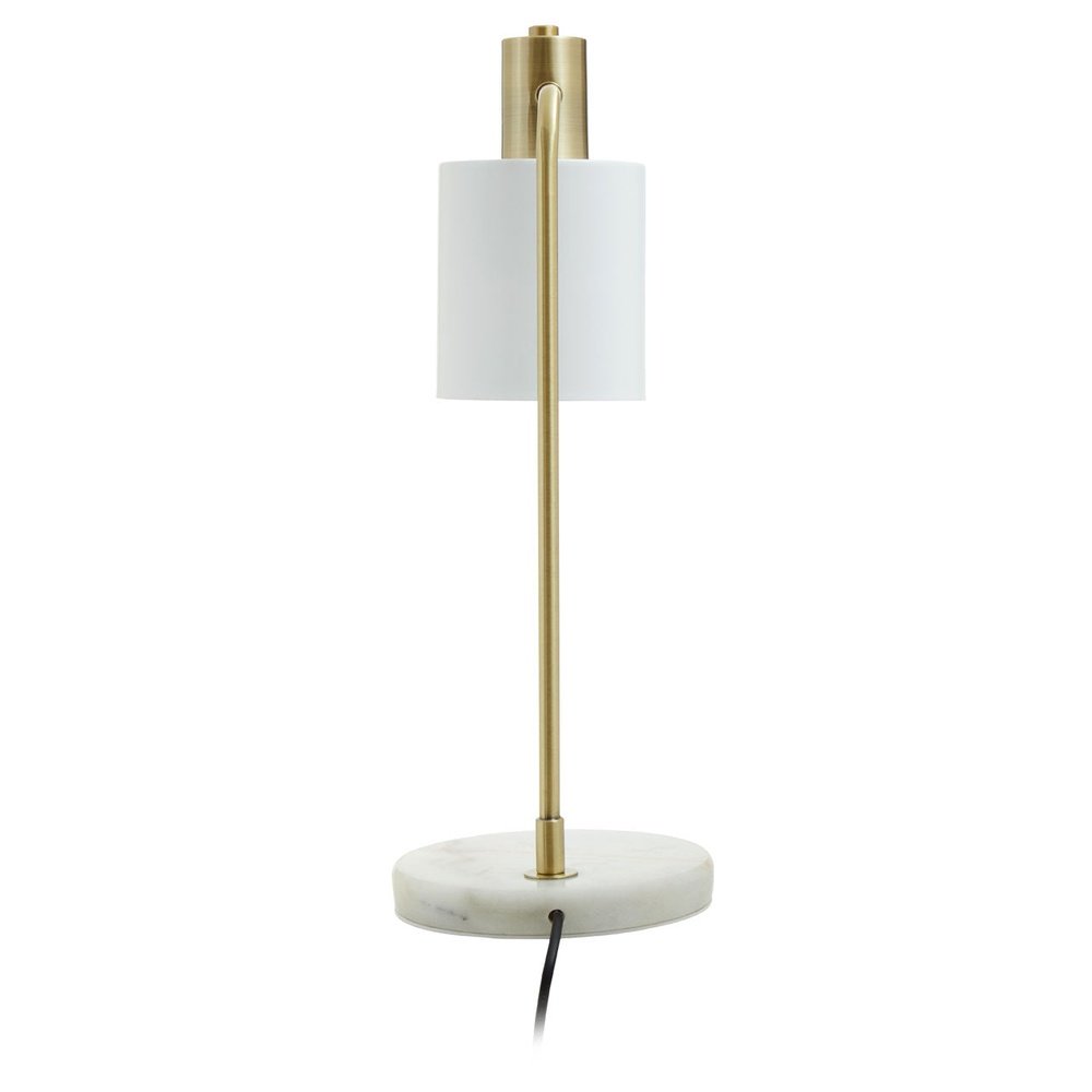 Product photograph of Olivia S Neola Desk Lamp In White Marble from Olivia's.