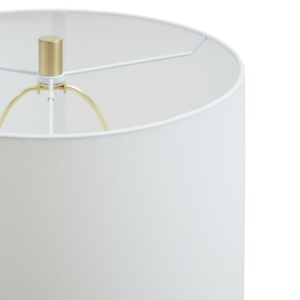 Product photograph of Olivia S Nella Table Lamp In Brass Finish from Olivia's.