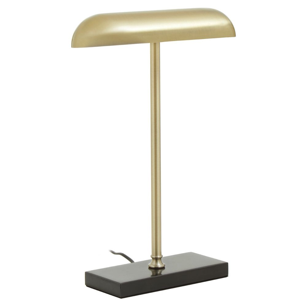 Product photograph of Olivia S Narla Small Desk Lamp In Black Brass from Olivia's.