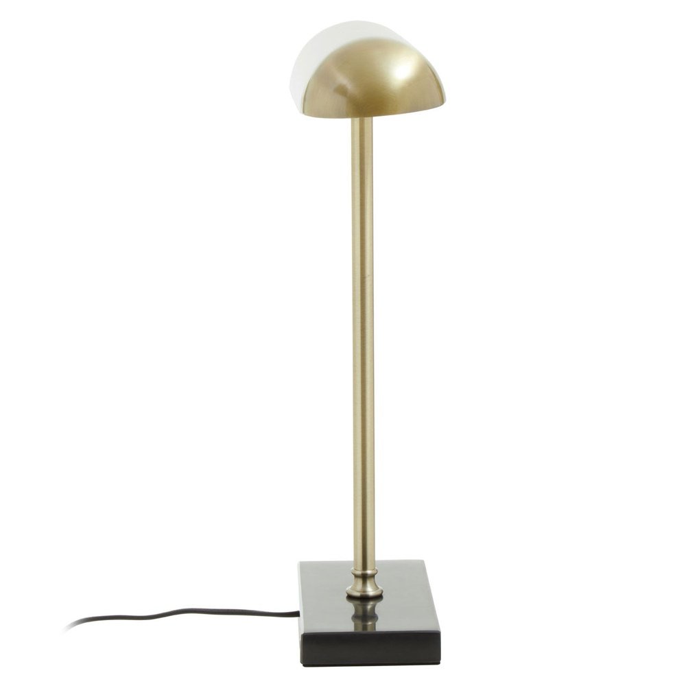 Product photograph of Olivia S Narla Small Desk Lamp In Black Brass from Olivia's.