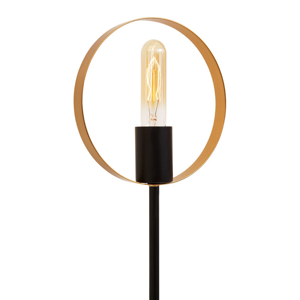Product photograph of Olivia S Soft Industrial Collection - Tiesto One Bulb Ring Wall Light from Olivia's.