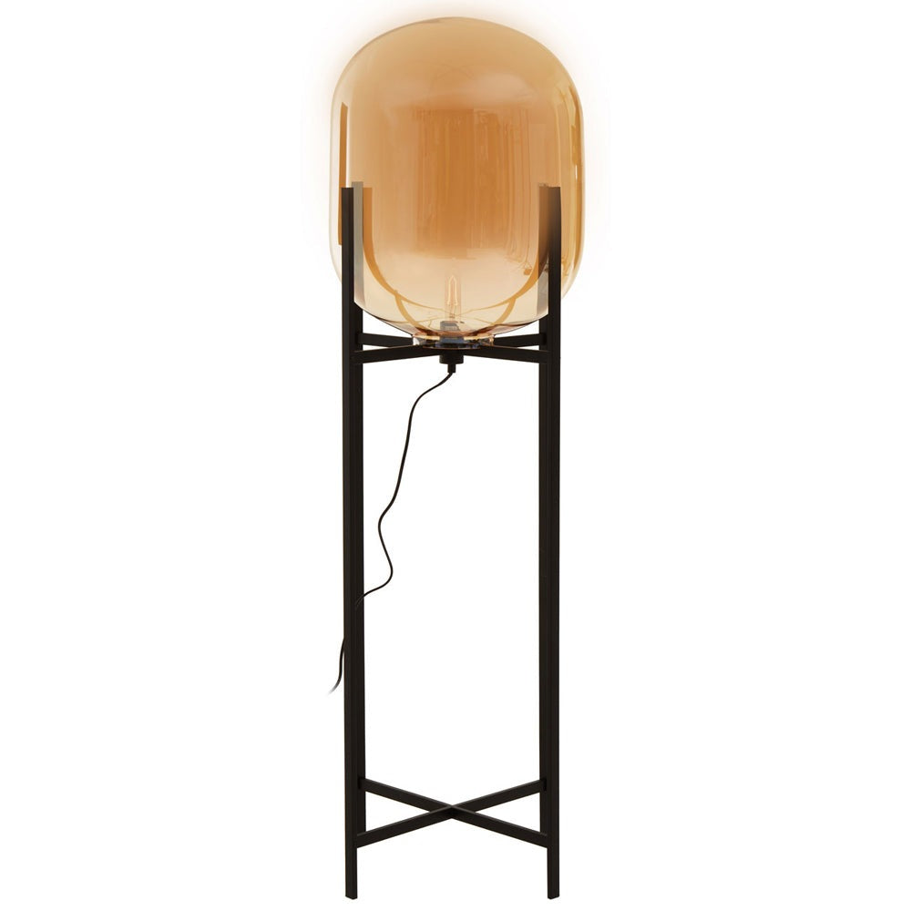 Product photograph of Olivia S Soft Industrial Collection - Tinto Floor Lamp from Olivia's
