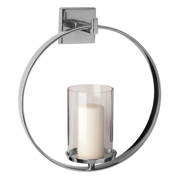 Product photograph of Olivia S Cady Wall Sconce Silver from Olivia's.