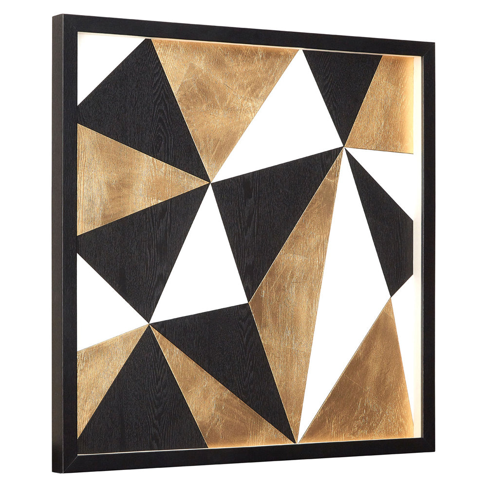 Product photograph of Olivia S Soft Industrial Collection - Modello Multi Geo Wall Art from Olivia's.