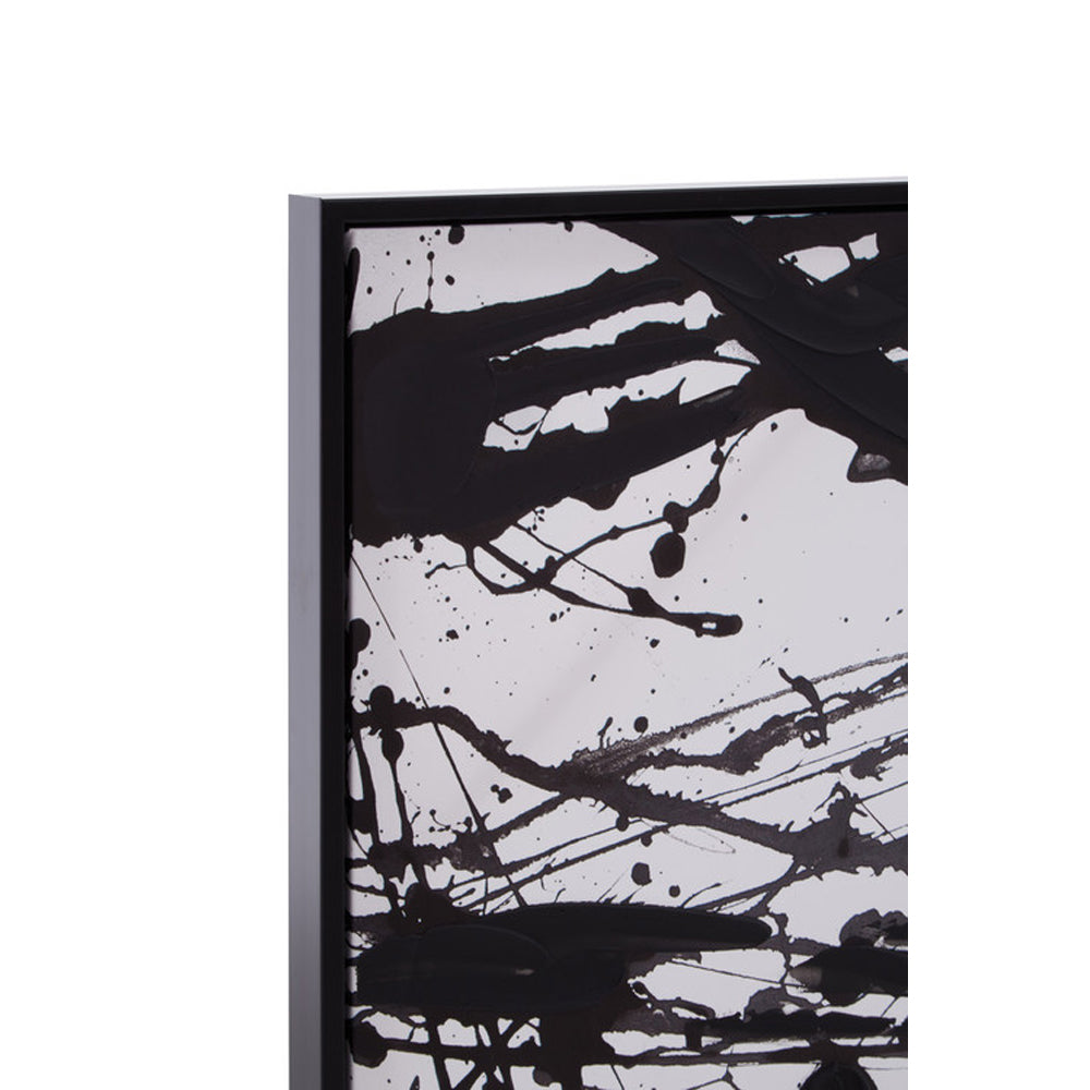 Product photograph of Olivia S Black And White Abstract Wall Art from Olivia's.