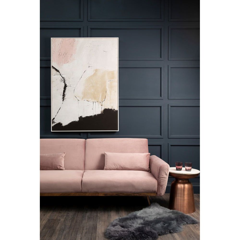 Product photograph of Olivia S Luxe Collection - Blush Abstract Wall Art from Olivia's.