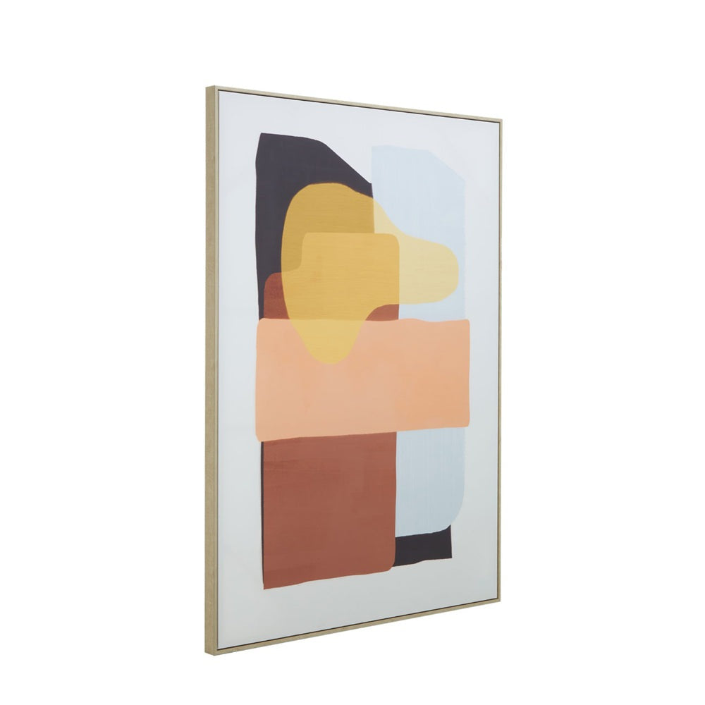 Product photograph of Olivia S Soft Industrial Collection - Stratto Multicoloured Wall Art from Olivia's.