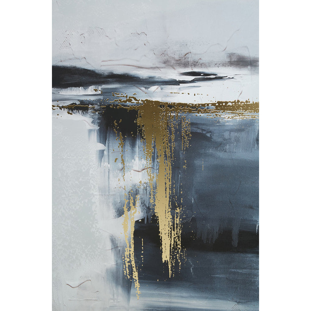 Product photograph of Olivia S Luxe Collection - Winter Abstract Wall Art from Olivia's.