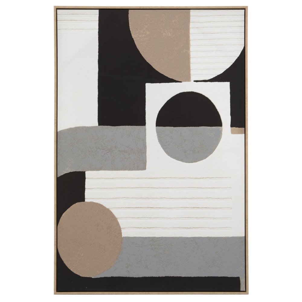 Product photograph of Olivia S Aramis Abstract Monochrome Wall Art Abstract from Olivia's