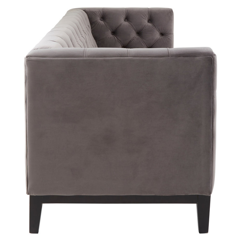 Product photograph of Olivia S Luxe Collection - Stella Sofa 3 Seater Grey from Olivia's.