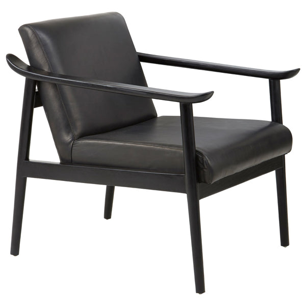 Product photograph of Olivia S Kendall Black Armchair from Olivia's