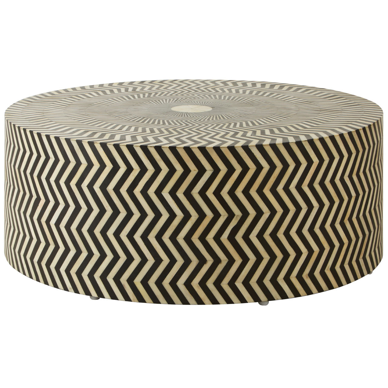 Olivias Finley Coffee Table In Black White