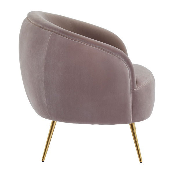 Product photograph of Olivia S Manhattan Velvet Occasional Chair Outlet from Olivia's.